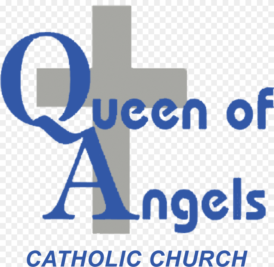 Queen Of Angels Catholic Church The Faith Vertical, Cross, Symbol, Person Png Image