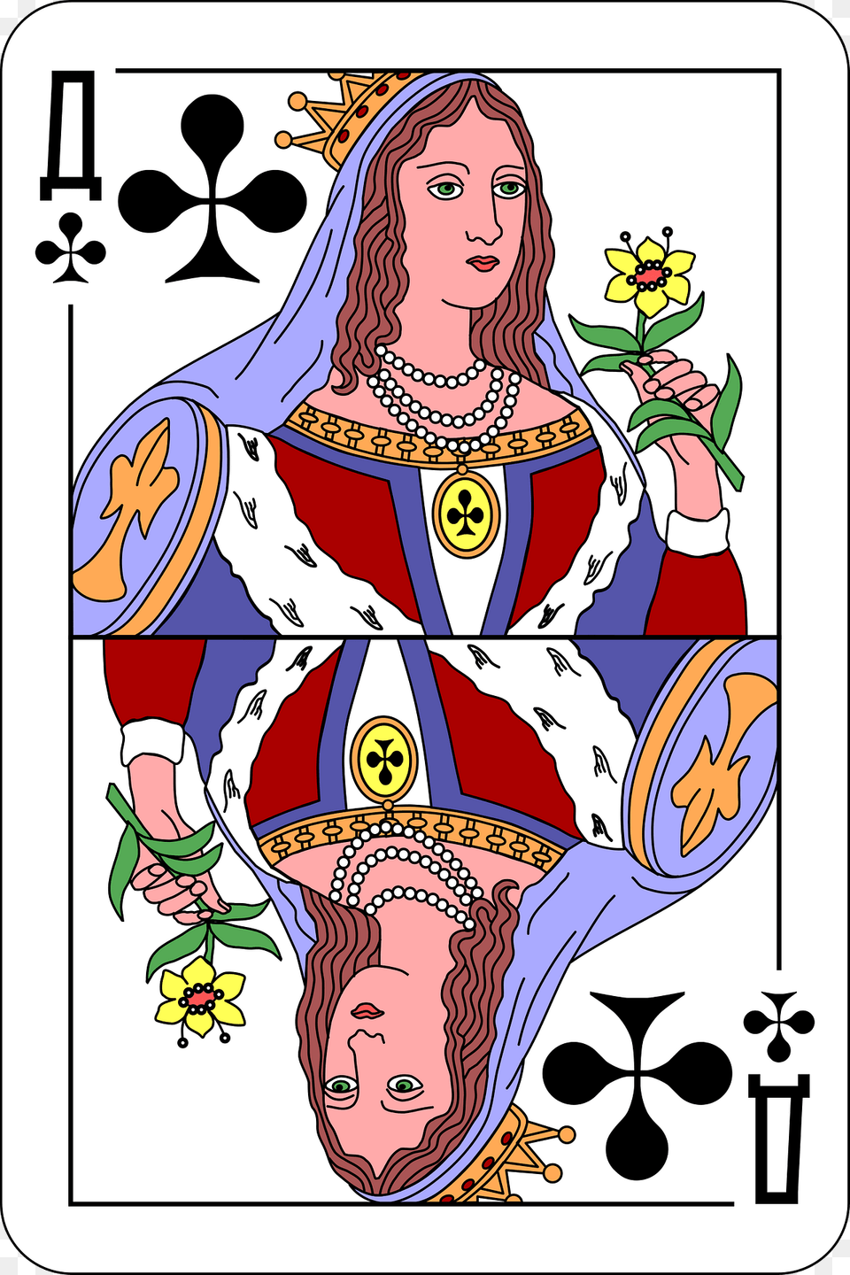 Queen Of Clubs Clipart, Book, Comics, Publication, Baby Png