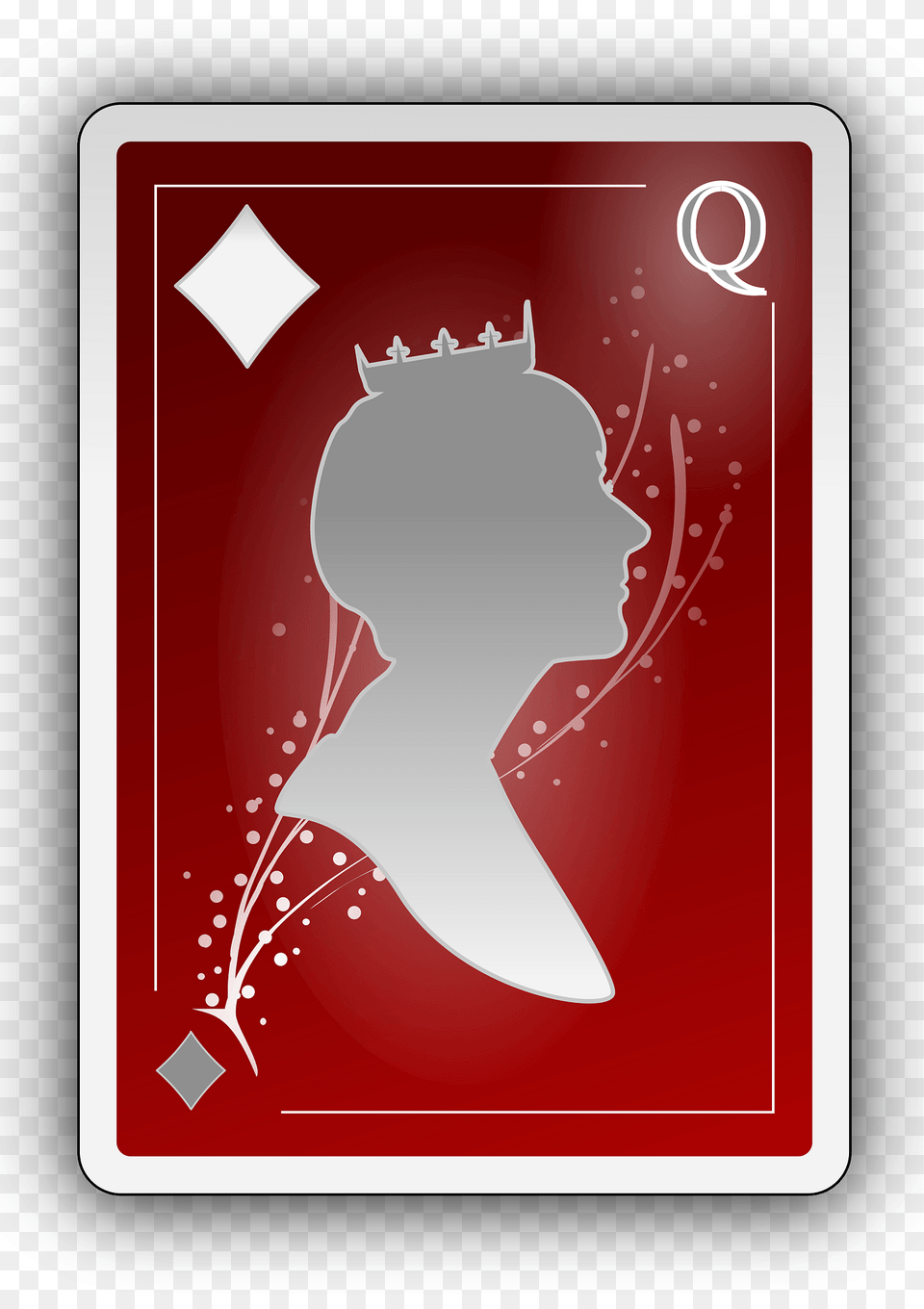 Queen Of Diamonds Clipart, Art, Graphics, Text Free Png