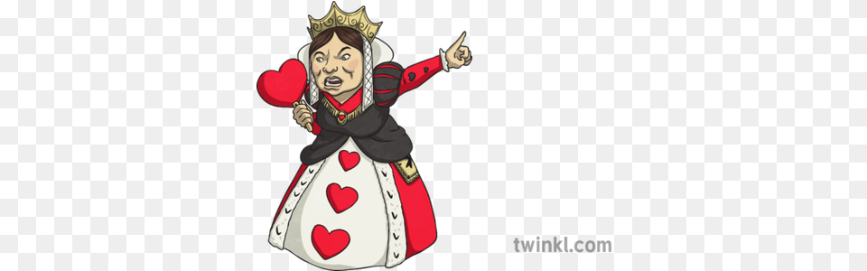 Queen Of Hearts 2 Illustration Twinkl Happy, Book, Comics, Publication, Baby Png Image