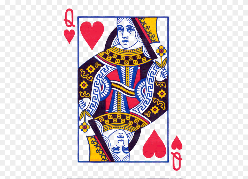 Queen Of Hearts Card, Person, Face, Head Png Image