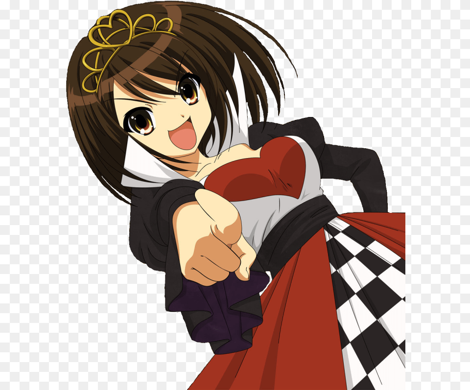 Queen Of Hearts Haruhi Suzumiya Fan Arts, Publication, Book, Comics, Adult Png Image