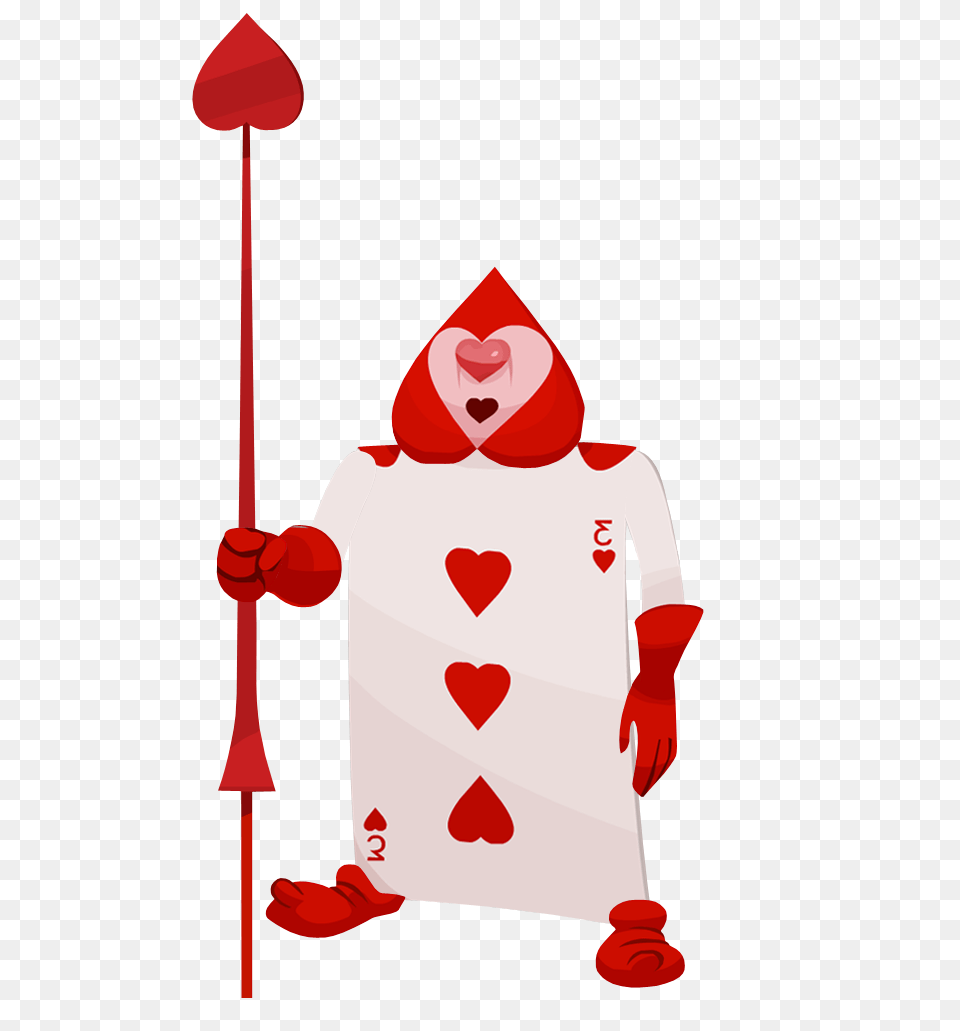 Queen Of Hearts Soldier Card, Clothing, Hood Free Png