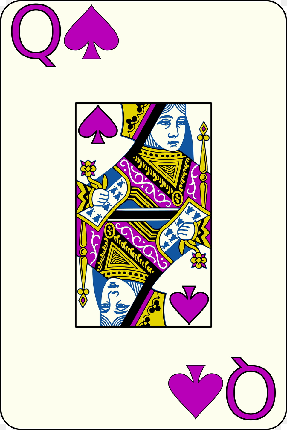 Queen Of Spade Clipart, Face, Head, Person, Art Png