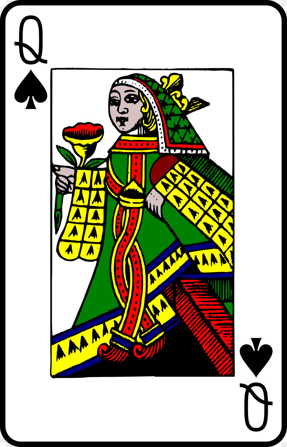 Queen Of Spades Clipart, Person, Face, Head, Art Free Transparent Png