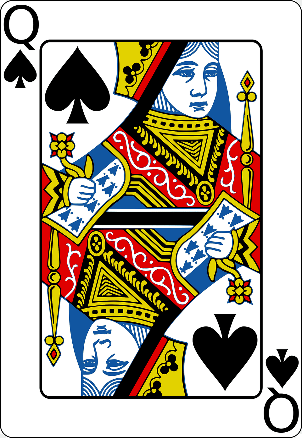 Queen Of Spades Clipart, Art, Face, Head, Person Free Png