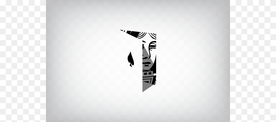 Queen Of Spades Symbol Queen Spade Logo Design, Emblem, Stencil, Face, Head Free Transparent Png