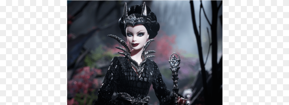 Queen Of The Dark Forest Barbie Doll 3 Barbie, Figurine, Adult, Female, Person Png Image