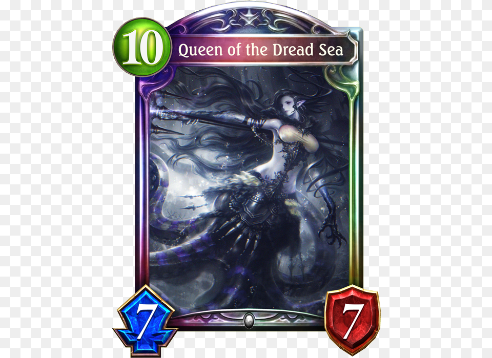 Queen Of The Dread Sea Shadowverse Flame And Glass, Book, Publication, Comics, Person Png