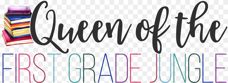 Queen Of The First Grade Jungle Calligraphy, Text, Book, Publication Free Png