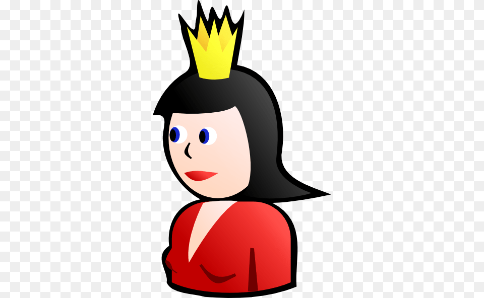 Queen On Card Clip Art For Web, Clothing, Hat, Face, Head Png