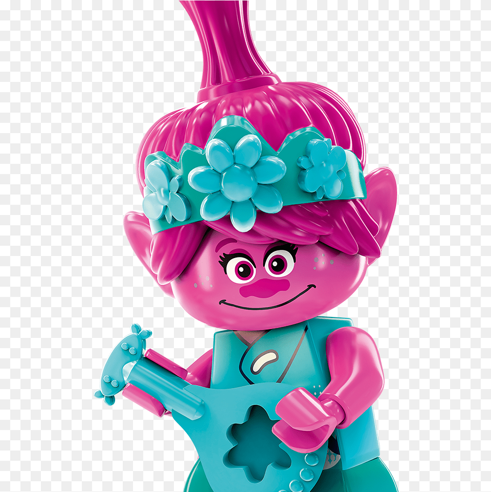 Queen Poppy Lego Trolls World Tour Minifigures, Baby, Person, Toy Free Png Download