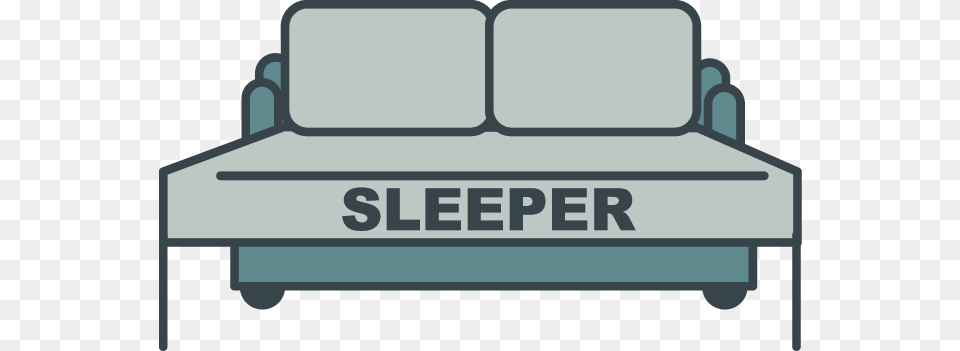 Queen Sleeper Sleeper Sofa Clip Art, Furniture, Moving Van, Transportation, Van Free Png Download