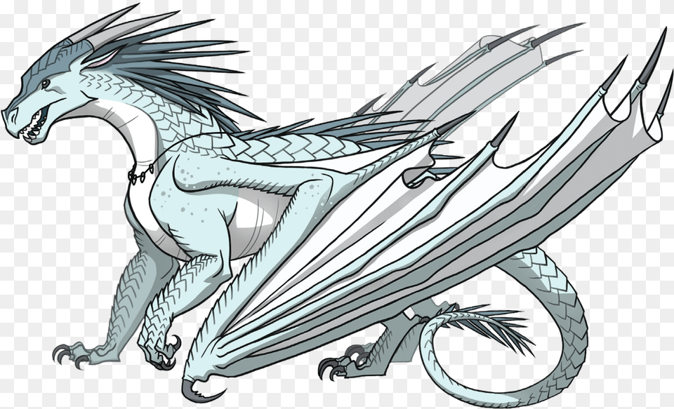 Queen Snowfall Of The Icewings Wings Of Fire Icewing, Dragon, Machine, Wheel, Adult Free Transparent Png