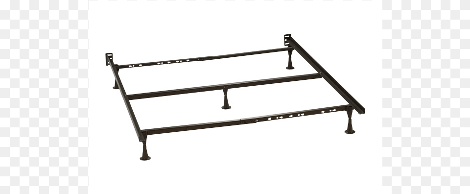 Queenking Metal Frame With Center Support Frame For Mattress, Furniture, Crib, Infant Bed, Coffee Table Free Png Download