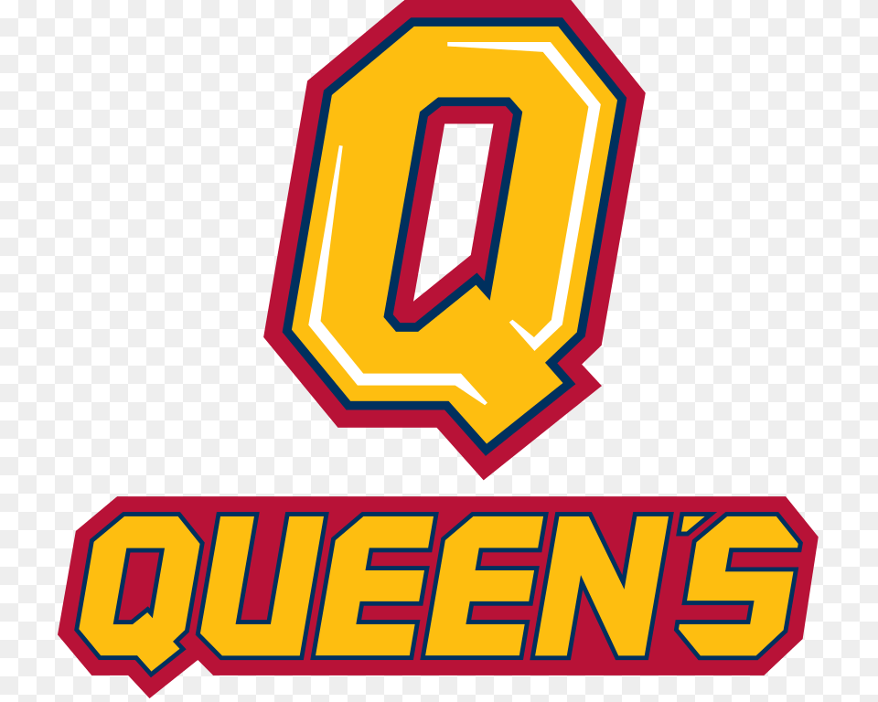 Queens Golden Gaels Logo, Text, Symbol, Number, Road Sign Png Image