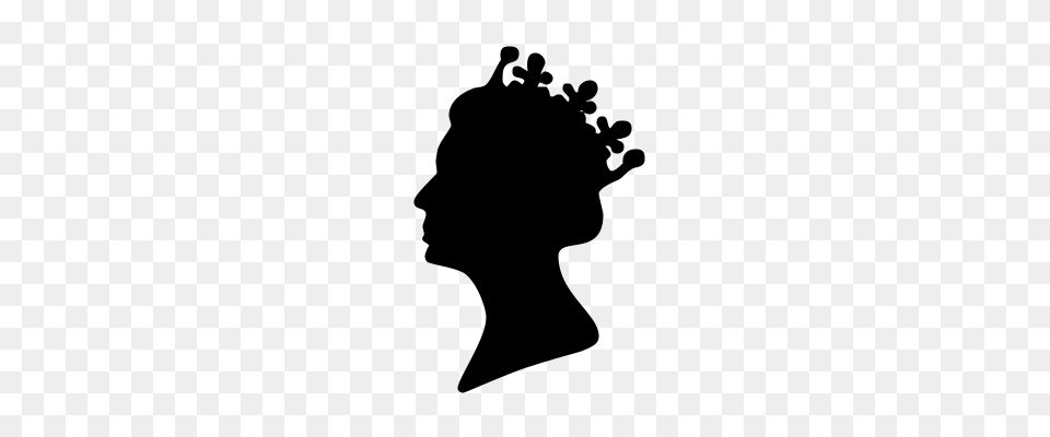 Queens Head Silhouette, Stencil, Adult, Wedding, Person Free Transparent Png