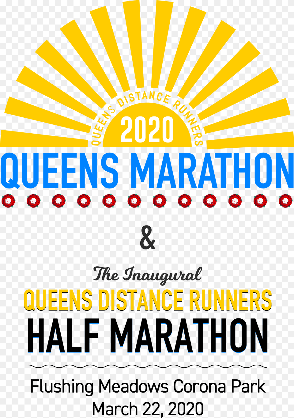 Queens Marathon 2020 Poster, Logo, Advertisement Free Png Download