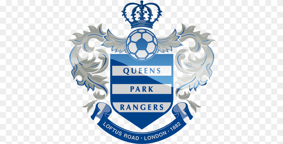 Queens Park Rangers Logo, Badge, Symbol, Emblem, Person Free Png Download
