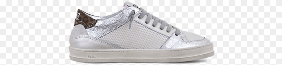 Queens Sneaker In White Glitter Skate Shoe, Clothing, Footwear Png Image