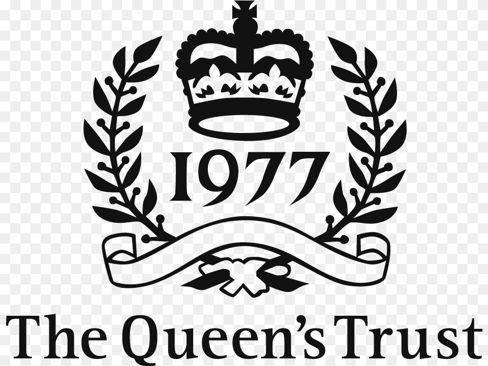 Queens Trust Simple Logo Black Youth Rights, Emblem, Symbol Free Transparent Png