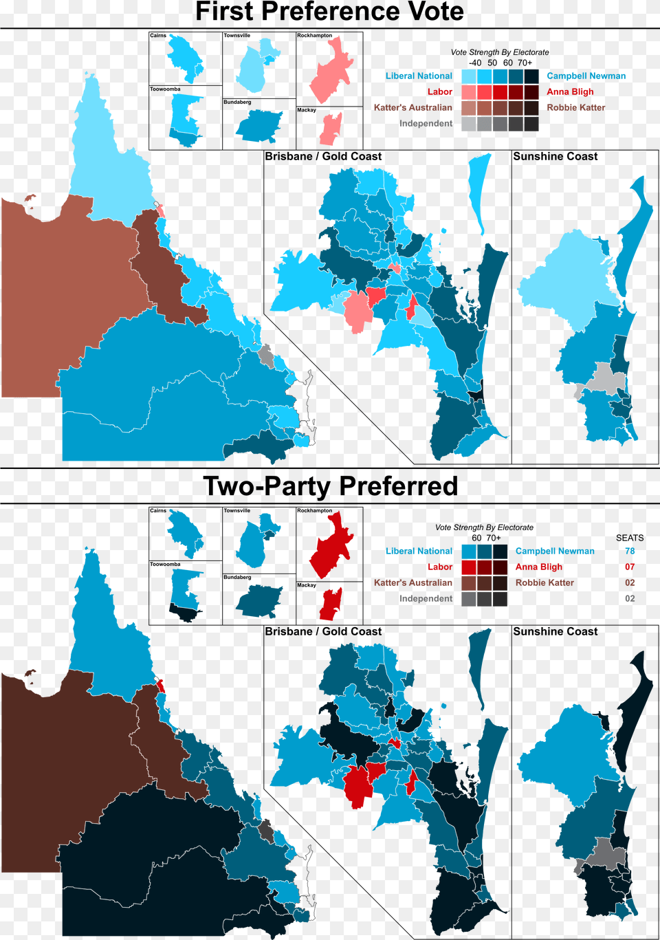 Queensland Election Results 2019, Chart, Plot, Map, Person Png Image