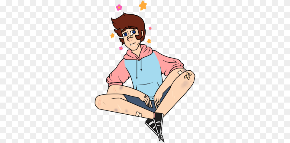 Queensxxscout Sitting, Book, Comics, Publication, Person Png Image