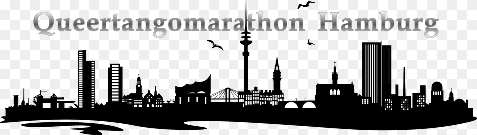 Queertango Hamburg Marathon Skyline Hamburg Auf Leinwand, City, Metropolis, Urban, Architecture Free Png
