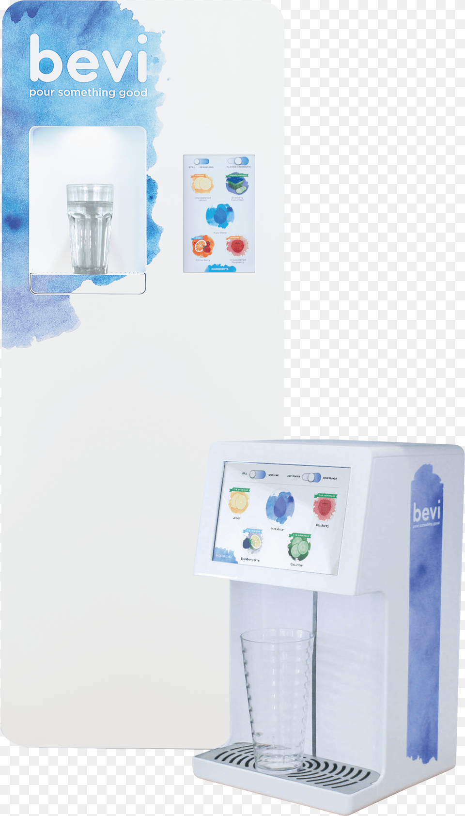 Quench By Bevi Freestanding Countertop Machine Bevi Water, Cup, Device, Electrical Device, Appliance Free Png