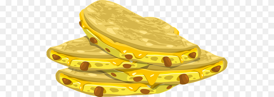 Quesadilla Bread, Food, Pancake, Device Png Image