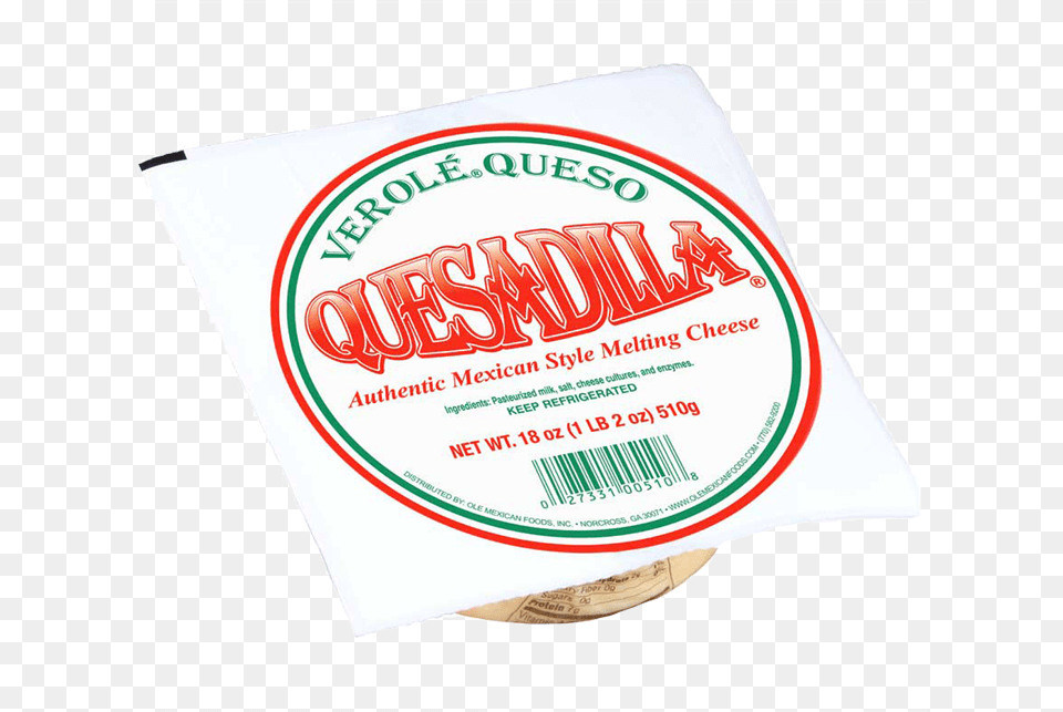 Quesadilla Melting Cheese 18oz Flyer, Food, Ketchup, Produce Free Png