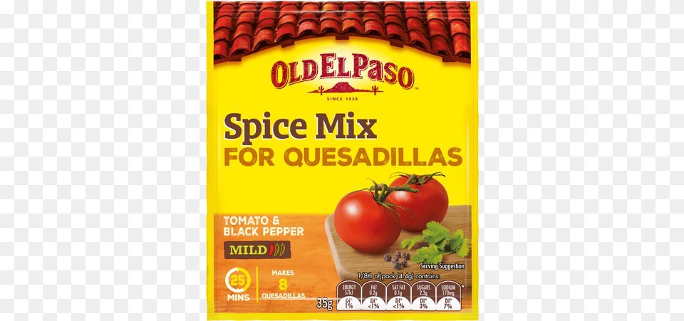 Quesadilla Spice Mix Old El Paso Cheesy Baked Enchilada Dinner Kit Delivered, Advertisement, Poster Free Png