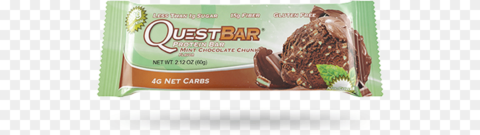 Quest Bar Chocolate Chip Mint Chocolate, Dessert, Food, Sweets, Ketchup Png