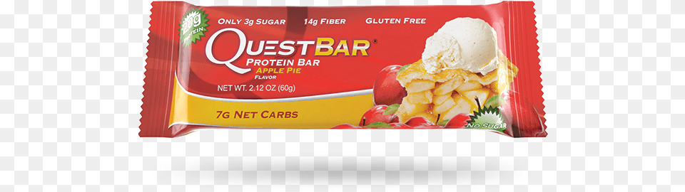Quest Bar Transparent Brownie, Cream, Dessert, Food, Ice Cream Png Image