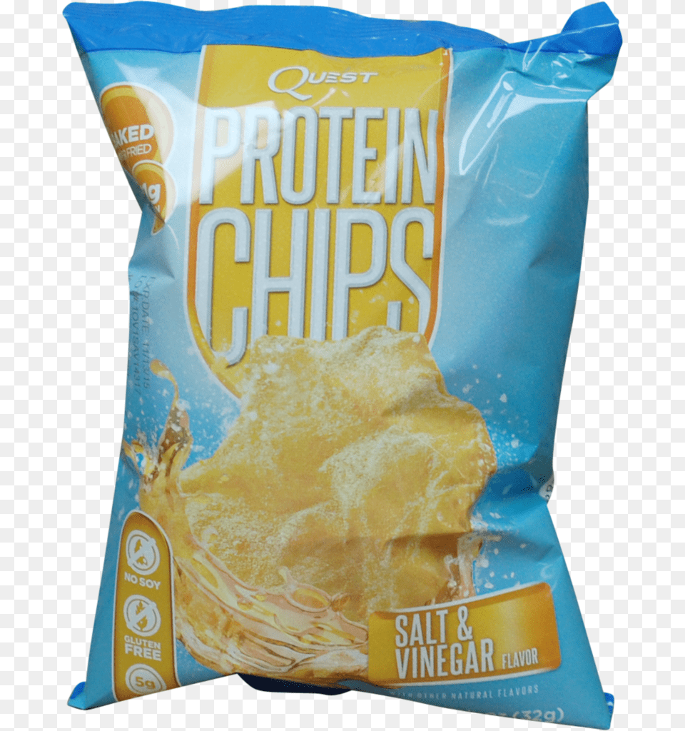 Quest Nutrition Quest Protein Chips Salt And Vinegar Quest Salt And Vinegar Protein Chips, Book, Publication, Powder, Food Free Png