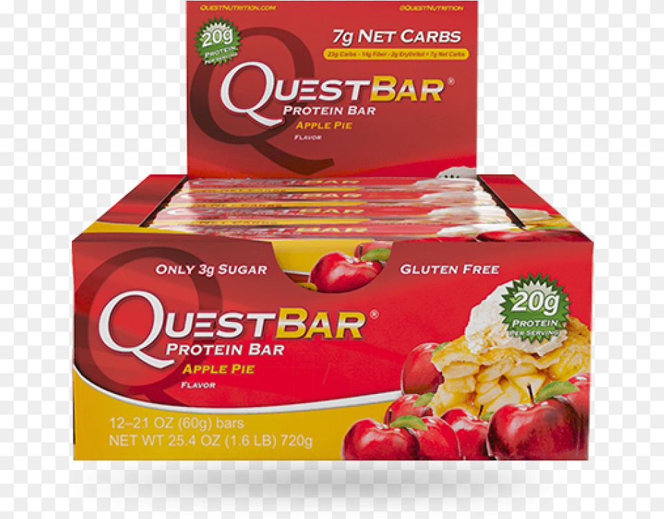Quest Protein Bars Apple Pie Protein Bar, Food, Ketchup Free Png Download