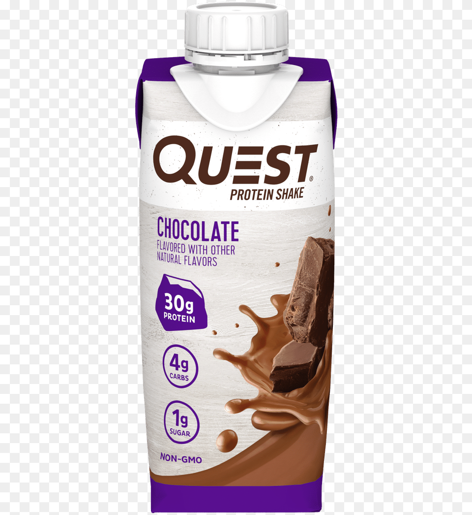 Quest Protein Shake Chocolate, Cocoa, Food, Dessert, Beverage Free Png Download