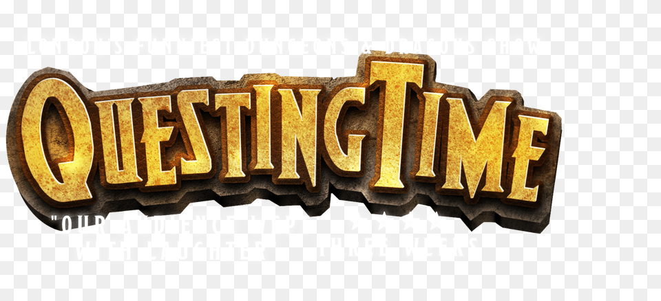Questing Time Londons Best Comedy Dungeons Dragons Show, Logo, Text Png