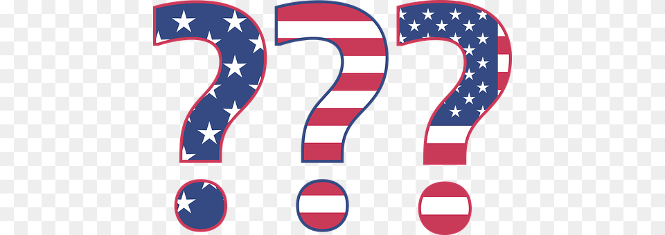 Question Number, Symbol, Text, American Flag Free Png