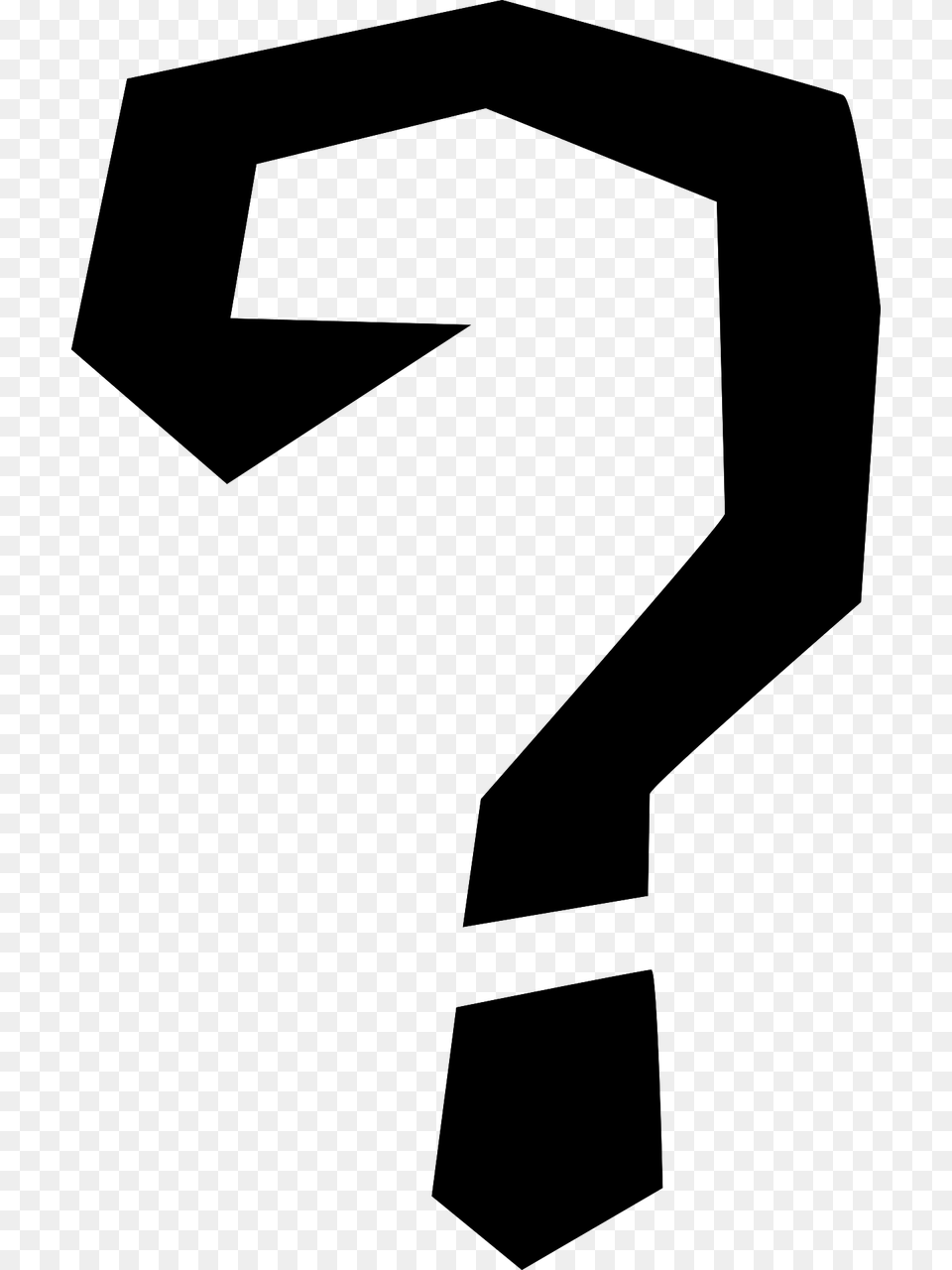 Question Block, Gray Free Png Download