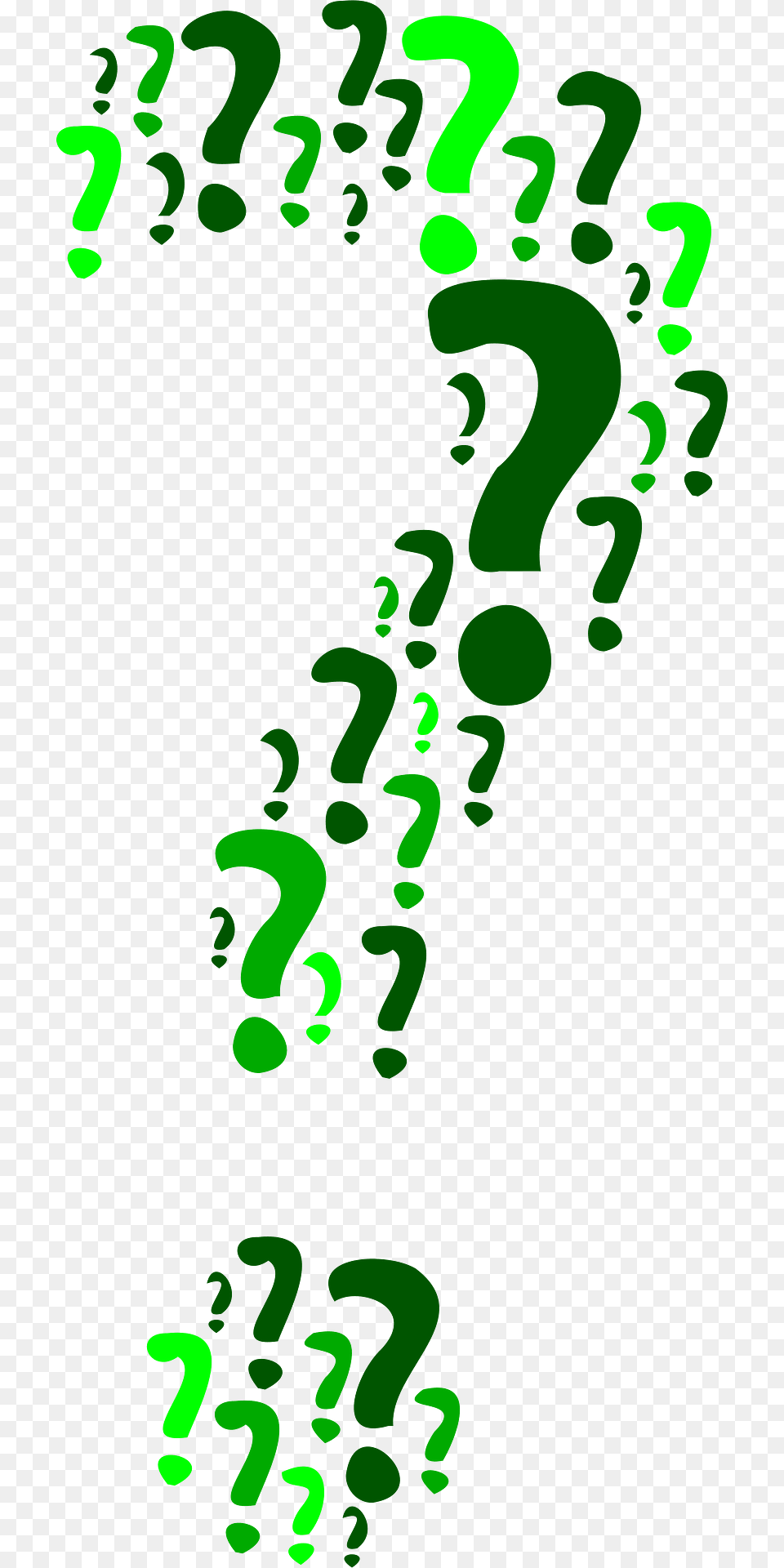 Question Clipart, Green, Text, Number, Symbol Free Transparent Png