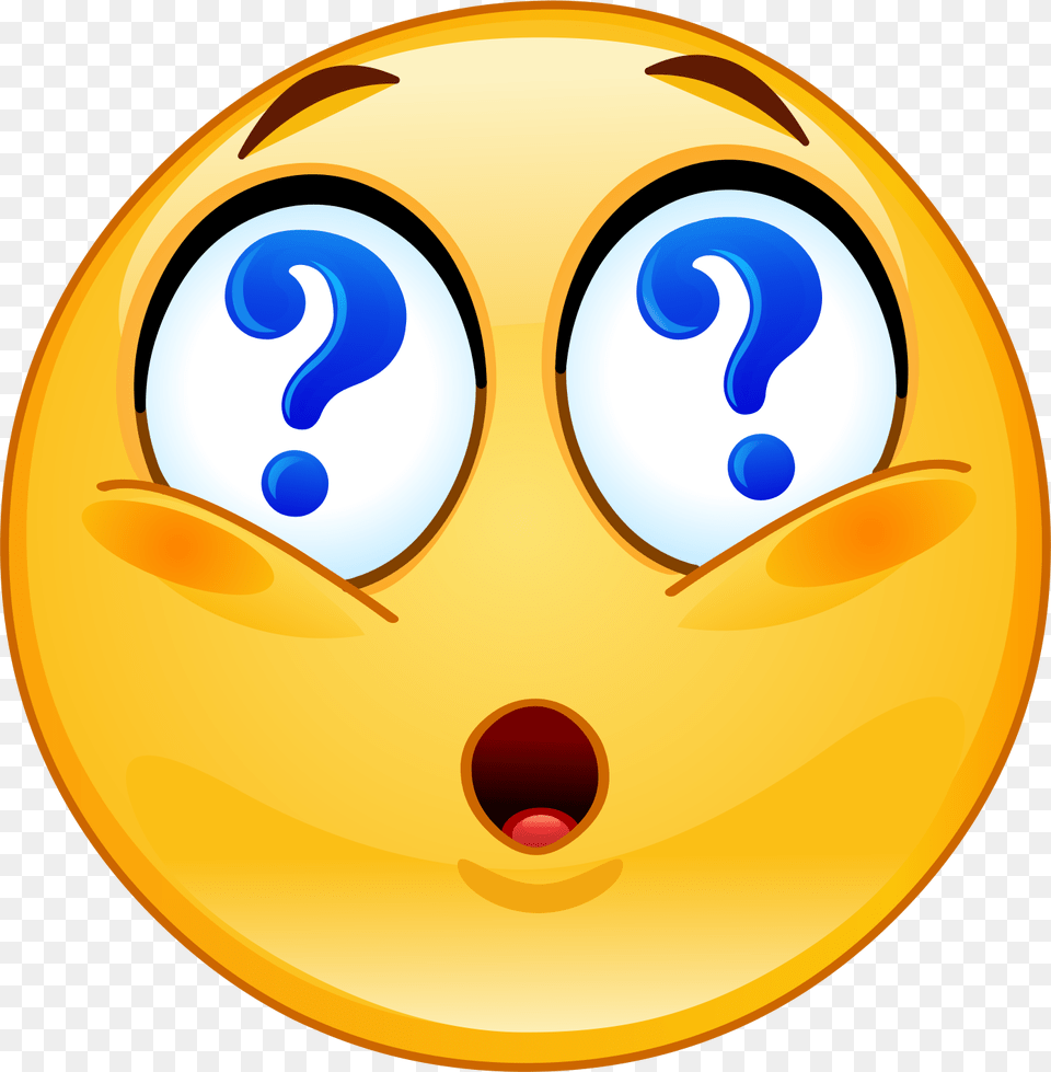 Question Emoji 208 Decal Smiley Question, Sphere Png