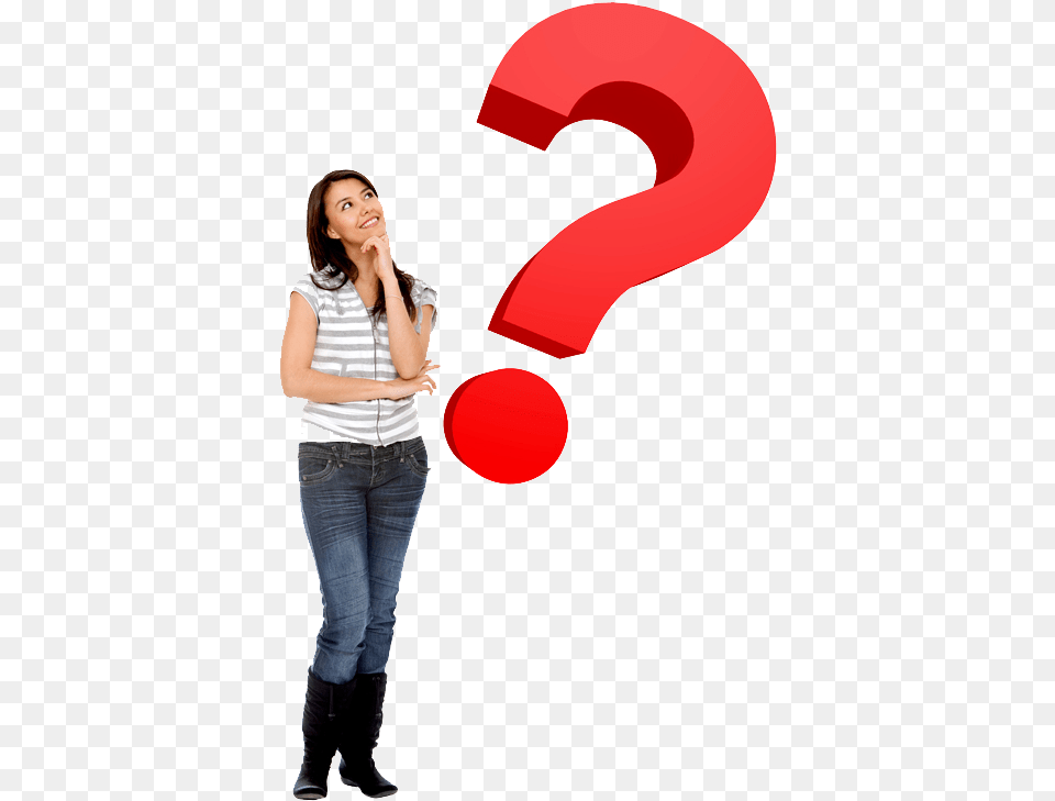 Question Female, Clothing, Teen, Person, Pants Png Image