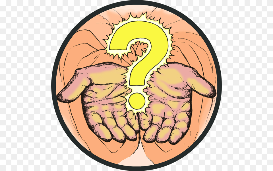 Question Hands Circle Cartoon, Body Part, Hand, Person, Baby Free Png