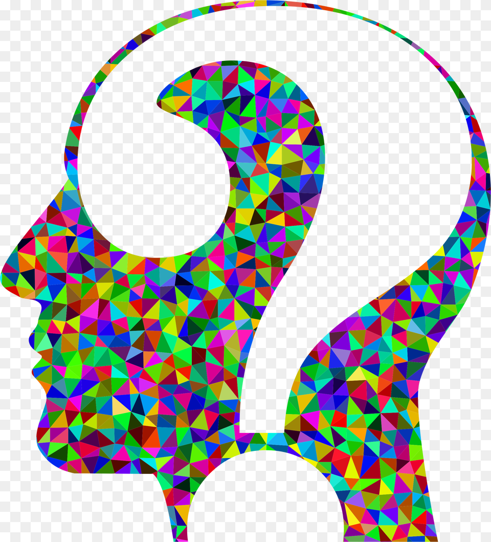 Question Head Clipart, Art, Pattern, Text Free Png Download