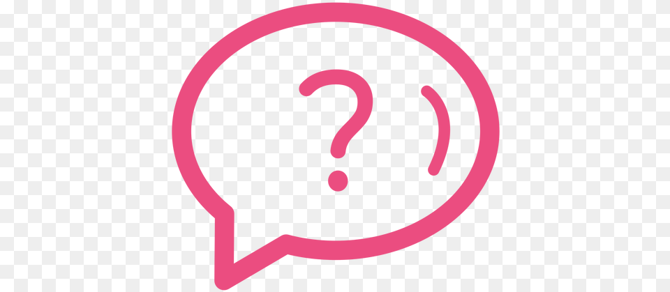 Question Icon Stroke Transparent U0026 Svg Vector File Signo De Pregunta Rosa, Clothing, Hat, Cap, Disk Png