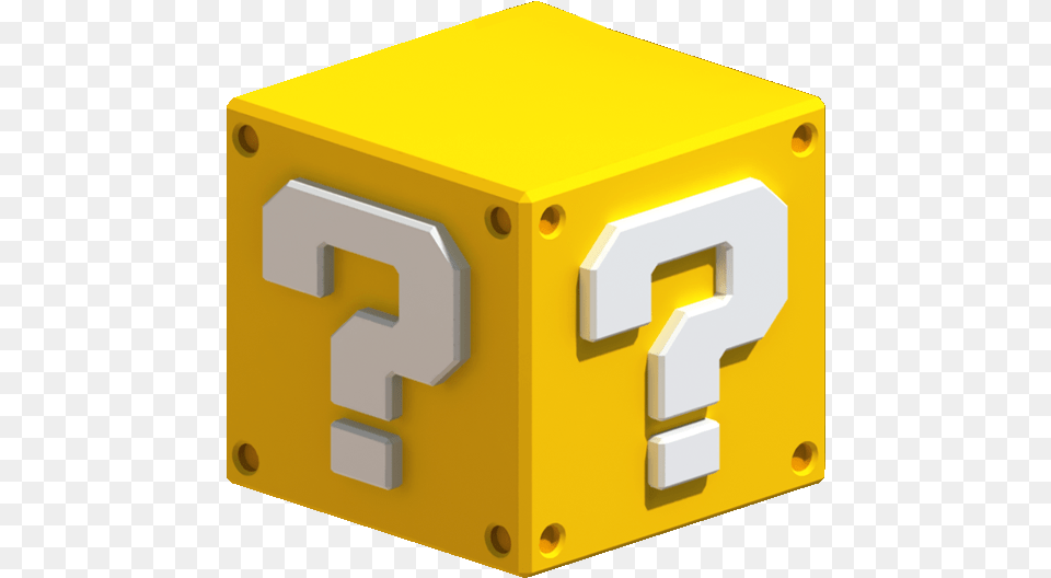 Question Mario Question Block, Mailbox, Text, Electrical Device, Switch Png Image