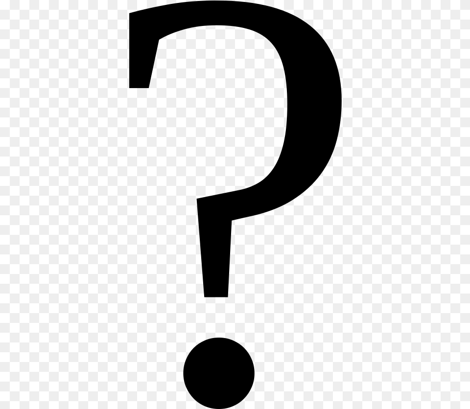 Question Mark, Gray Png