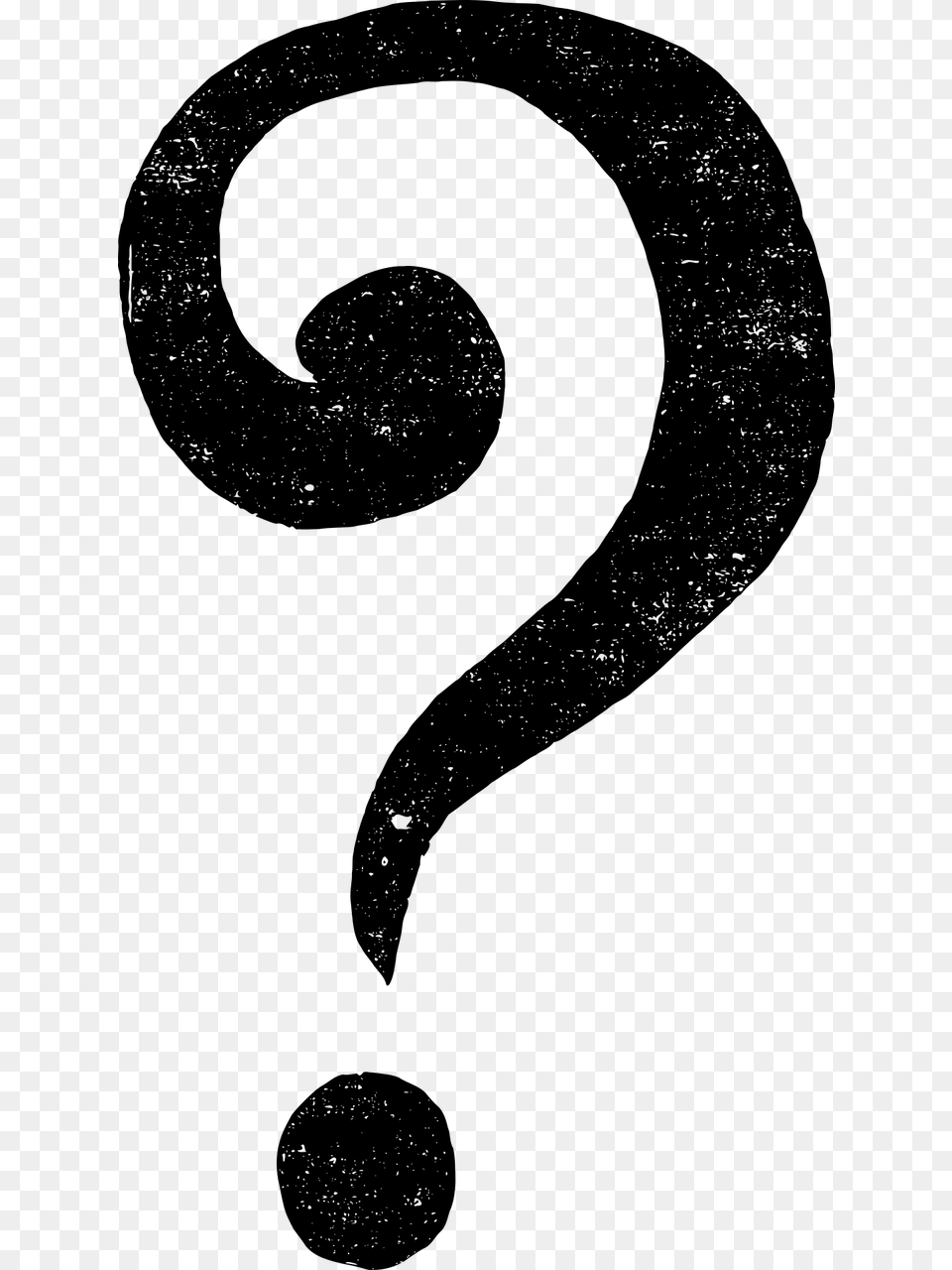 Question Mark, Gray Free Png Download