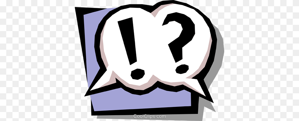 Question Mark And Exclamation Mark Royalty Vector Clip Art, Stencil, Logo Free Png Download